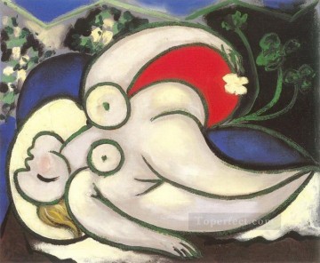  yin - Woman lying down Marie Therese 1932 cubist Pablo Picasso